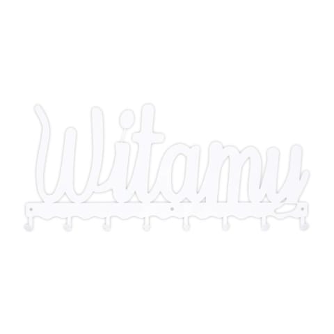 ⁨Wieszak ścienny Witamy biały⁩ w sklepie Wasserman.eu