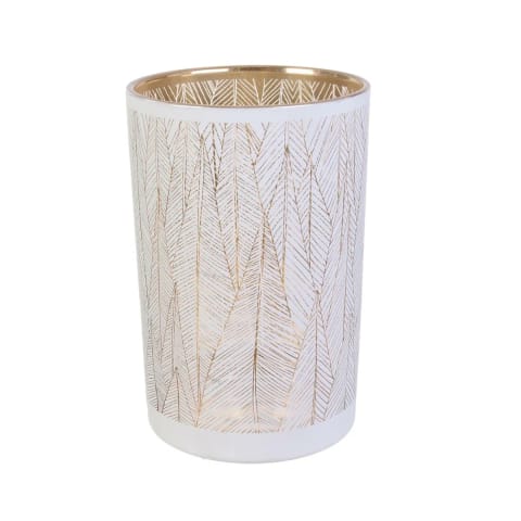 ⁨Tauri vase white-gold⁩ at Wasserman.eu