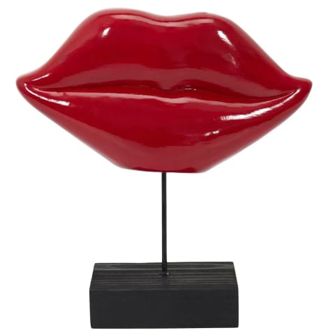 ⁨Decoration Red lips⁩ at Wasserman.eu