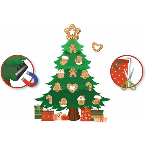 ⁨Choinka magnetyczna PIERNIKI zestaw kreatywny ZK-CHM-02 BIURFOL⁩ w sklepie Wasserman.eu