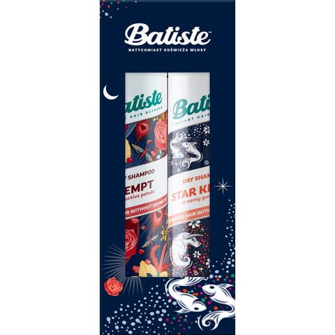 ⁨BATISTE Zestaw Tempt + Star Kissed Suche szampony do włosów 200ml + 200ml⁩ w sklepie Wasserman.eu