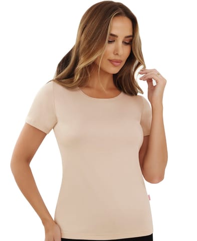 ⁨BLUZKA EMILI IDA BEŻ (kolor beż, rozmiar L)⁩ w sklepie Wasserman.eu