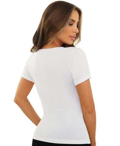 ⁨BLUZKA EMILI IDA BIAŁY (kolor biały, rozmiar L)⁩ w sklepie Wasserman.eu