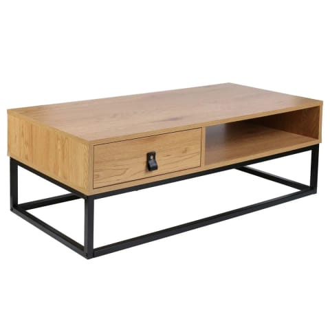 Abbott coffee table oak/black at Wasserman.eu