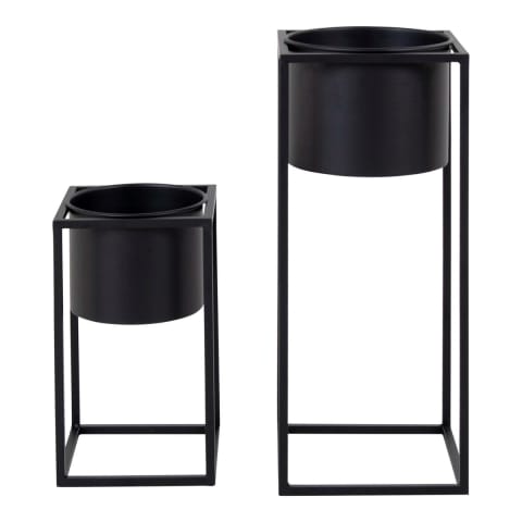 ⁨Set of 2 flowerbeds Marla black⁩ at Wasserman.eu