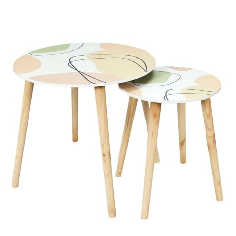 Set of two tables Arty pastels at Wasserman.eu