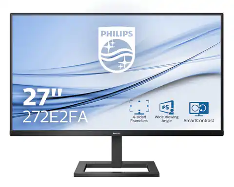 ⁨Philips 272E2FA/00 computer monitor 68.6 cm (27") 1920 x 1080 pixels Full HD LCD Black⁩ at Wasserman.eu
