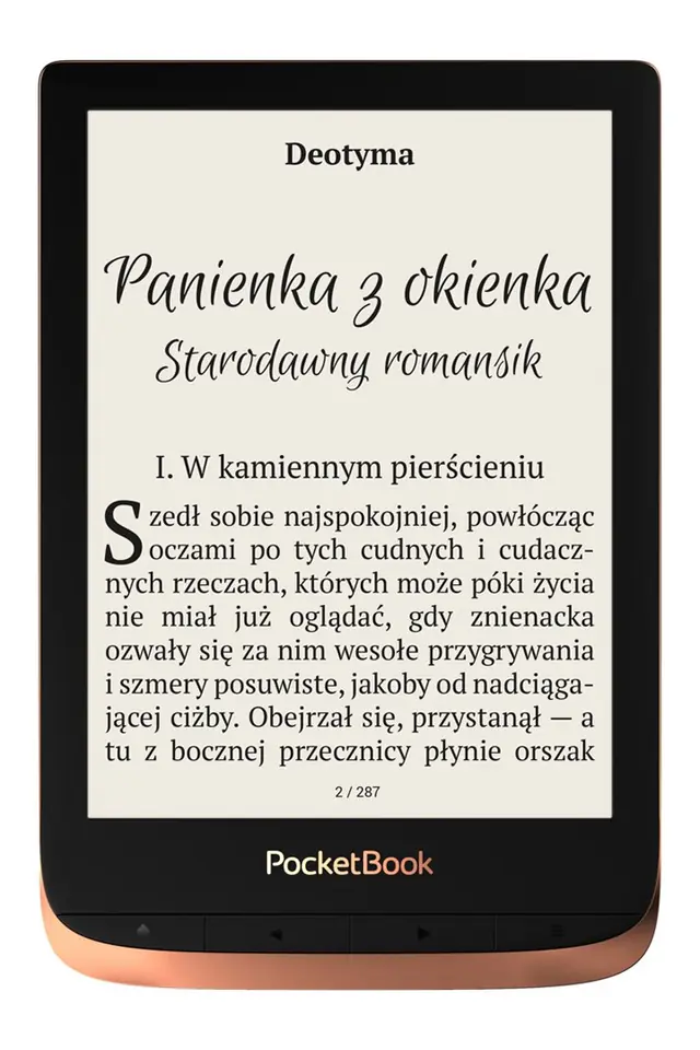 Pocketbook Touch HD 3 eBook-Reader Touchscreen 16 GB WLAN Schwarz, Spicy Cooper im Wasserman.eu