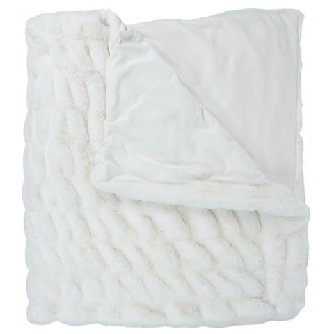 ⁨Koc Furry Luxury biały⁩ w sklepie Wasserman.eu