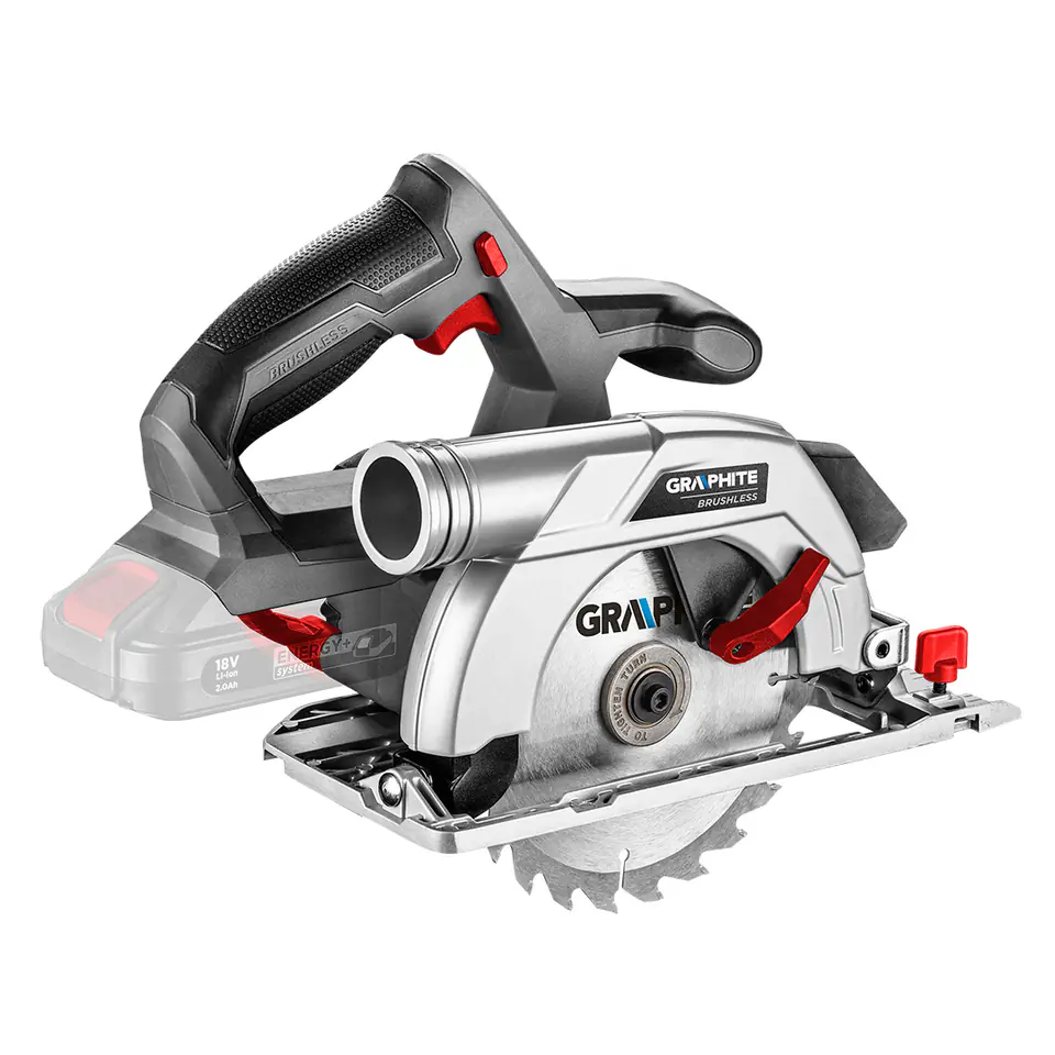 Pilarka tarczowa akumulatorowa Energy+ 18V, Li-Ion, tarcza 165 x 20 mm, bez akumulatora w sklepie Wasserman.eu