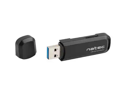⁨NATEC Scarab 2 card reader Black USB 3.0 Type-A⁩ at Wasserman.eu
