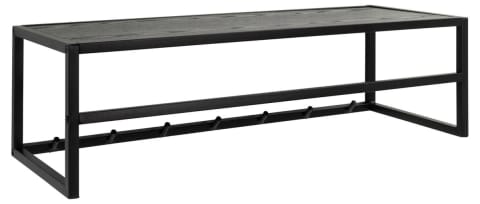 ⁨Półka/wieszak Seaford czarna⁩ w sklepie Wasserman.eu