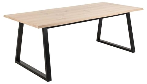 ⁨Stół Malika dąb bielony prostokątny⁩ w sklepie Wasserman.eu