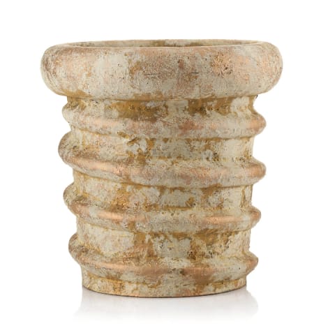 ⁨PTMD_Doniczka ZERO SWIRL- L krem⁩ w sklepie Wasserman.eu