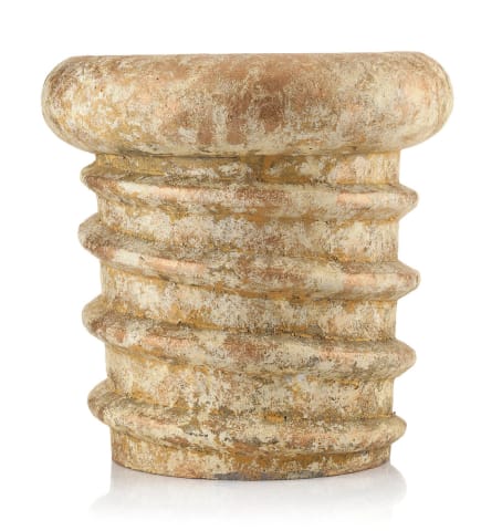 ⁨PTMD_Doniczka ZERO SWIRL- XL krem⁩ w sklepie Wasserman.eu