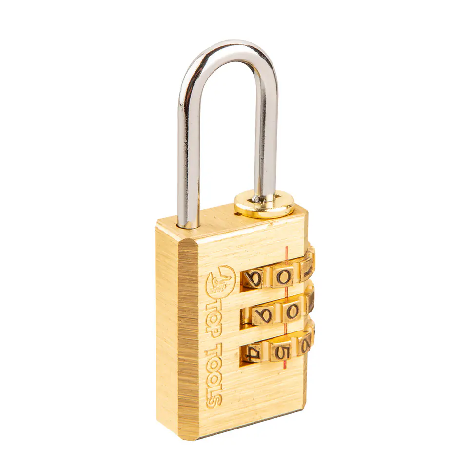 ⁨Code padlock for luggage 21 mm 3-digit code 90U212⁩ at Wasserman.eu