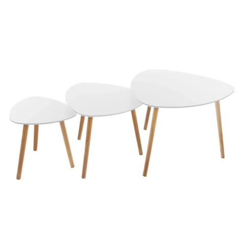 ⁨Set of 3 Mileo coffee tables⁩ at Wasserman.eu