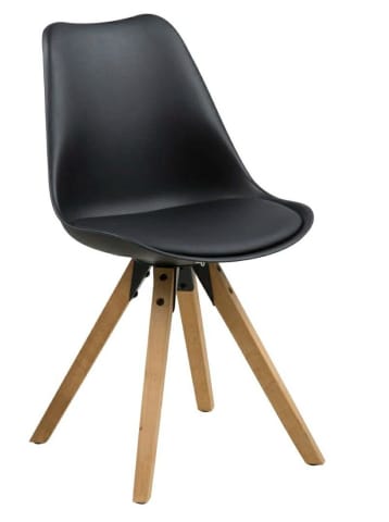 ⁨Krzesło Dima black/ dąb⁩ w sklepie Wasserman.eu