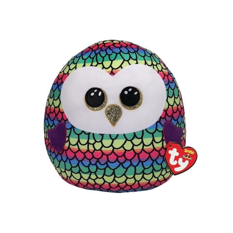 ⁨Squish-a-Boos Owen wielobarwna sowa 22cm⁩ w sklepie Wasserman.eu