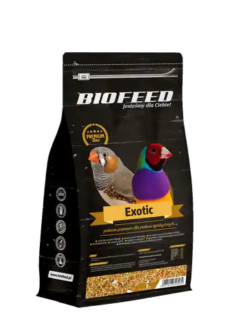 ⁨BIOFEED Premium Exotic - małe ptaki egzotyczne 1kg⁩ w sklepie Wasserman.eu
