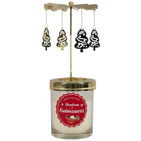 ⁨Świeca zapachowa świąteczna karuzela      biała⁩ w sklepie Wasserman.eu