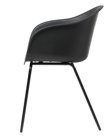 ⁨Krzesło Topley Arm czarne⁩ w sklepie Wasserman.eu