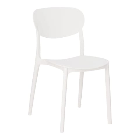 ⁨Krzesło Plasta białe⁩ w sklepie Wasserman.eu