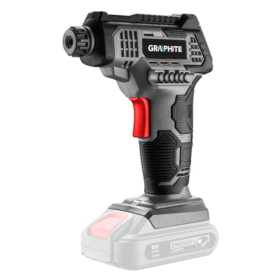 Kompresor akumulatorowy Energy+ 18V, wyświetlacz LCD, bez akumulatora w sklepie Wasserman.eu