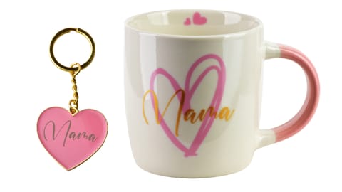 ⁨MAMA Kubek z brelokiem 350ml 8,5x12x9cm⁩ w sklepie Wasserman.eu