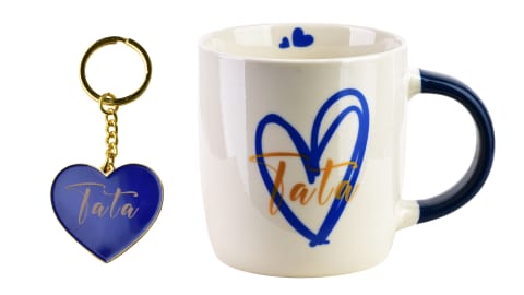 ⁨TATA Kubek z brelokiem 350ml 8,5x12x9cm⁩ w sklepie Wasserman.eu