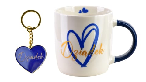 ⁨DZIADEK Kubek z brelokiem 350ml 8,5x12x9⁩ w sklepie Wasserman.eu