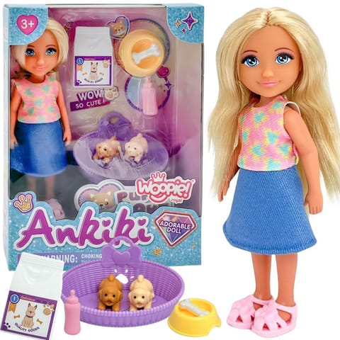 ⁨WOOPIE ROYAL Zestaw Laleczka z Uroczymi Szczeniaczkami i Akcesoriami⁩ w sklepie Wasserman.eu