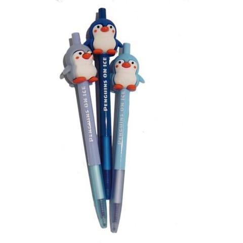 ⁨Długopis ścieralny automatyczny Flexi Abra Kolori Klik Peguin niebieski TT8823 Penmate⁩ w sklepie Wasserman.eu