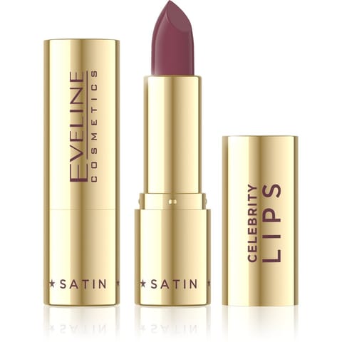 ⁨EVELINE Celebrity Lips Kremowa pomadka o satynowym wykończeniu nr 602⁩ w sklepie Wasserman.eu