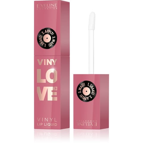 ⁨EVELINE Vinylove Długotrwała pomadka płynna z efektem winylowym 05 Rosy 4 ml⁩ w sklepie Wasserman.eu