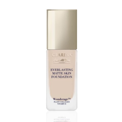 ⁨CLARESA Care All Day Everlasting Matte Skin Foundation Podkład matująco-wygładzający 03 Vanilla 32 ml⁩ w sklepie Wasserman.eu