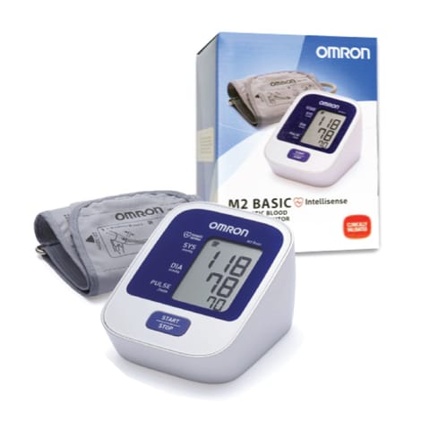 ⁨OMRON M2 BASIC HEM 7120 Ciśnieniomierz naramienny, duży wyświetlacz⁩ w sklepie Wasserman.eu