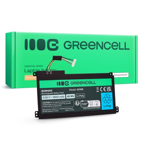 ⁨Greencell bateria do Asus C31N1912 / B31N1912 3HWPP ASUS VivoBook 14: E410MA, L410MA, E410KA, E510MA⁩ w sklepie Wasserman.eu
