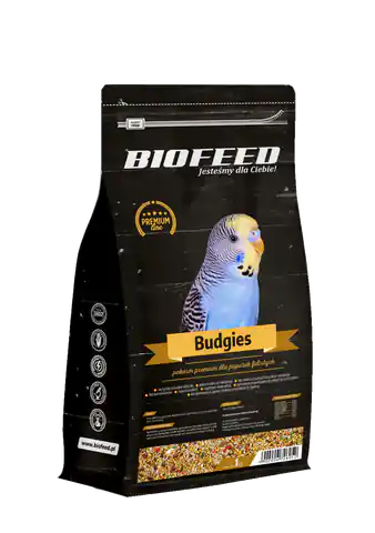 ⁨BIOFEED Premium Budgies - papużki faliste 1kg⁩ w sklepie Wasserman.eu