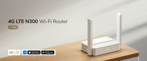 ⁨ROUTER 4G LTE LT300 2.4 GHz, 300 Mb/s CUDY⁩ w sklepie Wasserman.eu