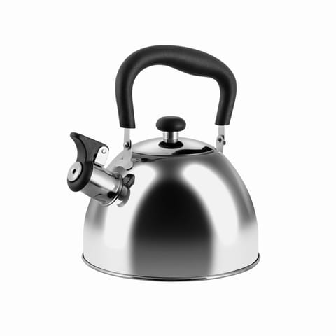 ⁨CZAJNIK 2L z Gwizdkiem INDUKCJA Gaz PROMIS TMC30 STALOWY WYSOKI POŁYSK⁩ w sklepie Wasserman.eu