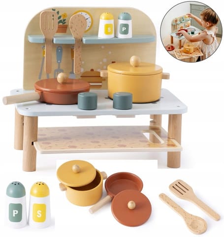 ⁨Mini kuchnia drewniana Promis KD08⁩ w sklepie Wasserman.eu