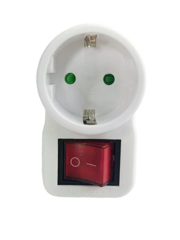 ⁨MicroConnect Safety socket adapter, white⁩ w sklepie Wasserman.eu