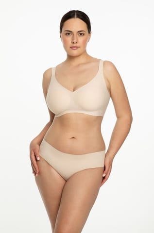 ⁨Biustonosz Jelly Bra Comfort Beżowy (Rozmiar XL)⁩ w sklepie Wasserman.eu