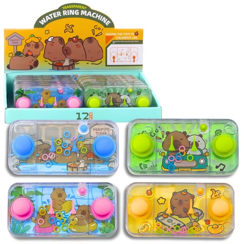⁨Gra Wodna Zręcznościowa Kapibary Kolorowa Kółeczka Mix⁩ w sklepie Wasserman.eu