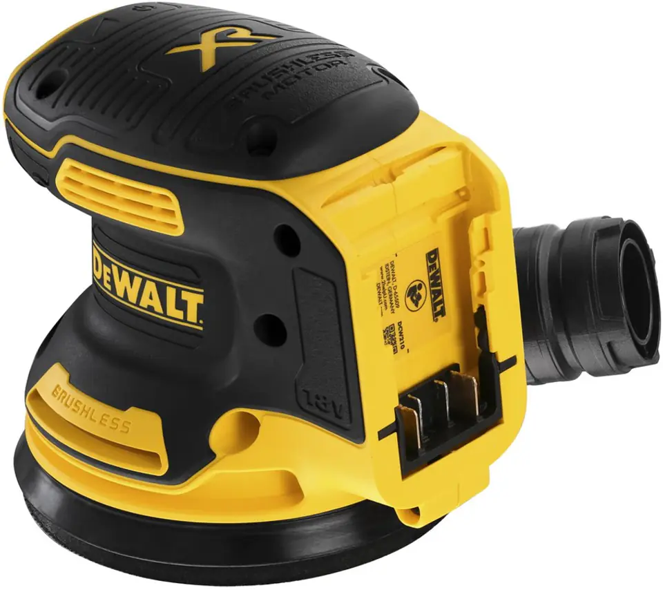 ⁨DeWALT DCW210NT-XJ portable sander Random orbital sander 12000 RPM Black, Yellow⁩ at Wasserman.eu