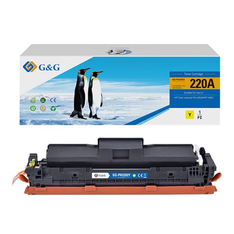 ⁨G&G kompatybilny toner z HP 220A, yellow, 1800s⁩ w sklepie Wasserman.eu