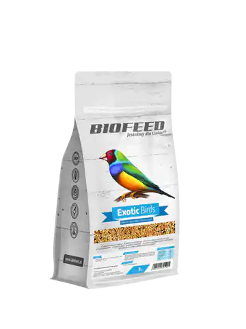 ⁨BIOFEED Basic Exotic Birds - ptaki egzotyczne 1kg⁩ w sklepie Wasserman.eu