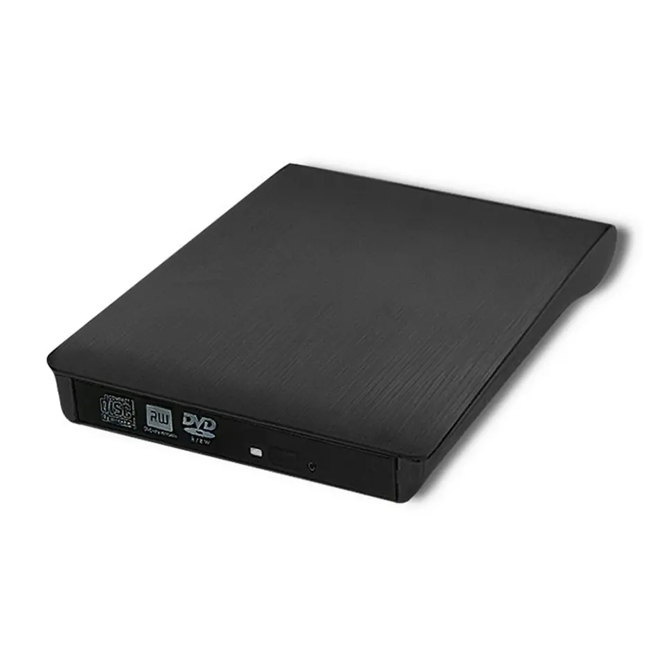 ⁨Qoltec 51857 External DVD-RW recorder |USB 3:0|Black⁩ at Wasserman.eu