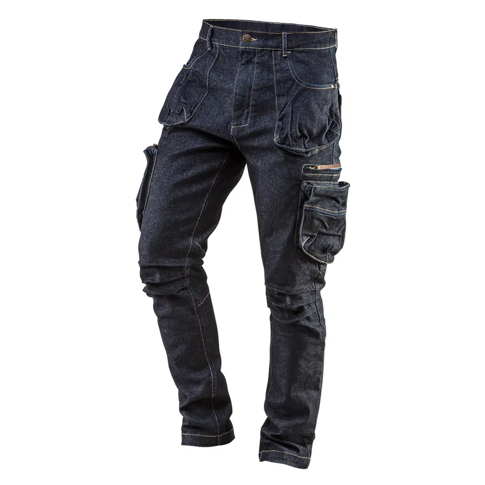 ⁨Spodnie robocze 5-kieszeniowe DENIM, rozmiar XL⁩ w sklepie Wasserman.eu